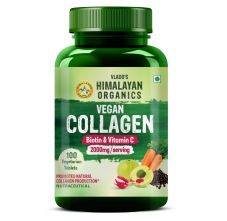 Vlado's Himalayan Organics Vegan Collagen 2000Mg With Biotin And Vitamin C - 100 Veg Tablets