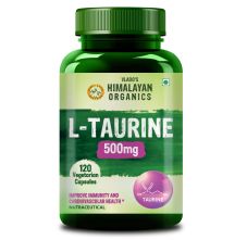 Vlado's Himalayan Organics L-Taurine 500mg Supplement 120 Capsules