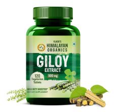Vlado’s Himalayan Organics Giloy Extracts (GUDUCHI) 500Mg - 120 Veg Tablets For Mens And Womens