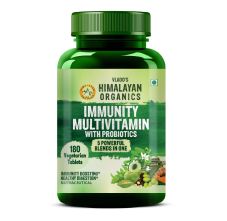 Vlado's Himalayan Organics Immunity Multivitamin with Probiotics – 180 Veg Tablets