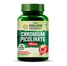 Vlado’s Himalayan Organics Chromium Picolinate 400mcg – 120 Veg Capsules