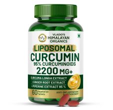 Vlado's Liposomal Curcumin 2200mg + Piperine - Anti-Inflammatory, 60 Tabs