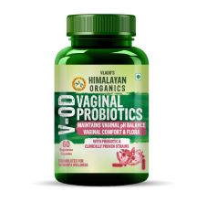Vlado's Himalayan Organics Vaginal Probiotics with Prebiotics and Lactobacillus 60 Capsules