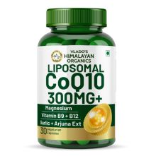 Vlado's Himalayan Organics Liposomal CoQ10 300mg Capsules with B Vitamins 30 Capsules