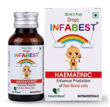 HealthBest Infabest Hematinic Iron Drop for Toddlers Mixed Fruit Flavor 30ml