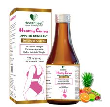 Healthbest Healthy Curves Weight Gain Syrup for Women & Girls - 200ml