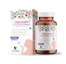 HealthBest Pregnabest Conception Support Supplement for Women - 30 Tablets