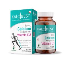 HealthBest KalciBest Calcium Tablets For Men & Women 30 Supplement