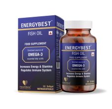 HealthBest EnergyBest Fish Oil - 30 Softgel Capsules 1000mg