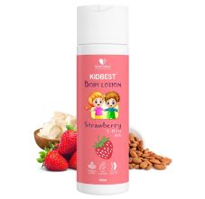 HealthBest Kids Strawberry Body Lotion for Summer Winter Care 200ml