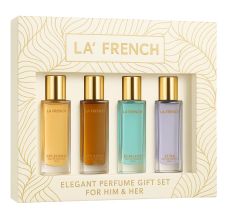 La French Elegant Perfume Gift Set for Men & Women 4 X20ml
