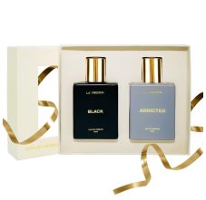 La French Black & Addicted Men Perfume Gift Set for Men (2 x 50ml)