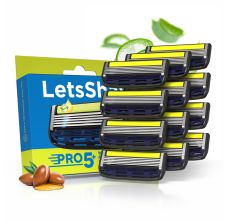 LetsShave Pro 6 Advance Shaving Razor Blade for Men Pack Of 12