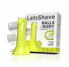 LetsShave Waterproof Body Groomer for Men | Skin-Safe Ceramic Blades & LED Spotlight 350 gm