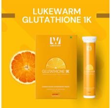 Lukewarm Glutathione Effervescent Tablets – Orange Flavour | 15 Tablets