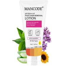Mancode Ph Balanced Post Hair Removal Lotion For Minimises Brown Spots & Redness- 50 ml
