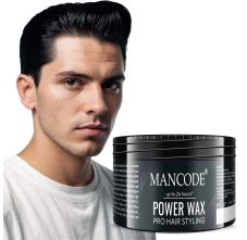 Mancode Power Wax Pro Strong Hold Natural Finish Hair Styling Cream For Men - 100 ml