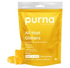 Purna Gummies All The Glitters Multivitamin Mango Flavor 30 Gummies
