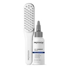 Protouch LED Hair Therapy Comb with Anti-Dandruff Drops for Hair Fall Pack of 2