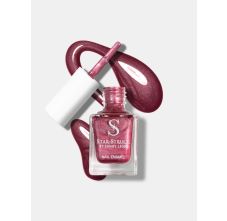 StarStruck by Sunny Leone - Metalic Plum - Metallic Nail Polish | High-Impact Shine, Chip-Resistant & Quick Dry 9.9 ml