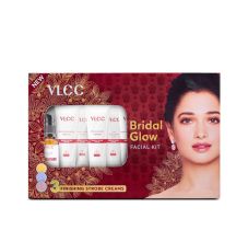 VLCC Bridal Glow Facial Kit With Hyaluronic Acid, Niacinamide And Vitamin C 147 gm