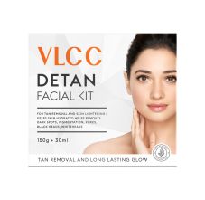 VLCC De-tan Facial Kit - For Tan Removal & Skin Lightening Kit