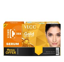 VLCC Gold Facial KitÂ with Free Vitamin C Serum Kit