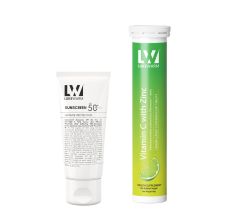 Lukewarm Vitamin C and Zinc +Sunscreen SPF 50+ PA++++ 100 ml Combo