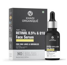 Khadi Organique Anti Aging Retinol 0.5% | Q10 Face Serum 30 ml