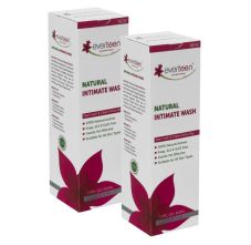 everteen Natural Intimate Wash for Feminine Hygiene in Women 210 ml * 2