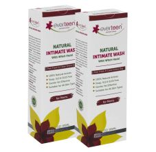 everteen Witch Hazel Natural Intimate Wash for Feminine Intimate Hygiene in Moms 105 ml * 2
