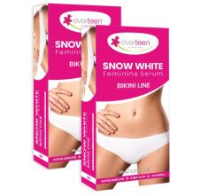 everteen Snow White Feminine Serum Bikini Line for Women 30 ml * 2