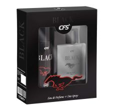 CFS Black Unisex Long Lasting Eau De Parfum + Deodorant