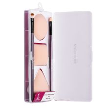 Majestique Makeup Sponge And Brush Set 5 Pieces
