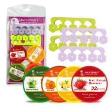 Majestique Nail Polish Removal & Toe Separator Set 8 Pieces 8 Pieces