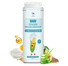 TNW - The Natural Wash Baby Powder With Corn Starch, Calendula & Avocado | Suitable for 0-10 years