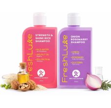 FreshLuxe Anti-Hair Fall Strength, Shine & Growth Shampoo Combo 400ml