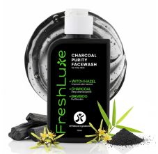 FreshLuxe Charcoal Purity Face Wash for Men & Women 100 ml
