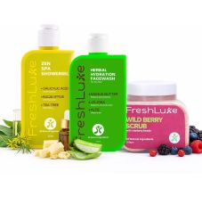 FreshLuxe Exfoliation Combo for Men & Women | All Skin Type| 300ml + 200g