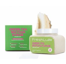 FreshLuxe Green Tea Matcha Face & body Scrub for Men & women 200gm
