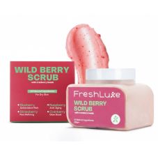 FreshLuxe Wild Berry Face & Body Scrub for Men & Women 200 g