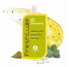 FreshLuxe Zen Spa Shower Gel & Body Wash with TeaTree, Eucalyptus 400ml