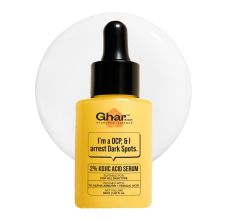 Ghar Soaps kojic acid serum infused with 1% alpha arbutin to reduce pigmentation