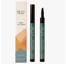 Hues for Him Beard Filler Pencil for Men Black | Waterproof Smudge-Proof | Patchy Beard Solution | Natural Look | Long-Lasting | Made in India