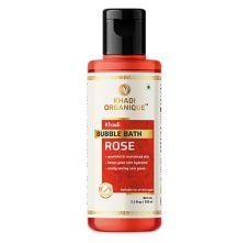Khadi Organique Rose Bubble Bath 210 ml