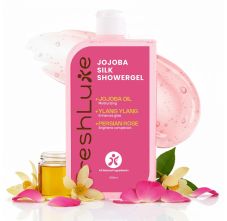 FreshLuxe Jojoba Silk Body Wash Shower Gel for Men & Women 400 ml