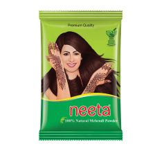 Neeta Henna Powder Pack of 1 - Natural Herbs, Ammonia-Free Hair , 200g 100% Natural Mehendi Powder