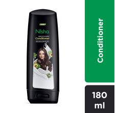 Nisha Conditioner for Women, Healthy & Shiny Formula with Avocado & Brahmi Oils, Conditioner for Dry and Frizzy Hair, 180 ML Bottle