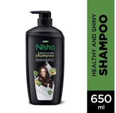 Nisha Avocado and Brahmi Oil Shampoo for Women & Men 650 ml for Silky, Shiny and Healthy Hair, Cleanse Oily Scalp, All Hair Types