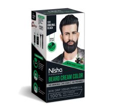 Nisha Beard Colour Original Black 120 g – Ammonia-Free (1 Pack)